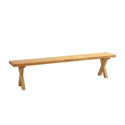 Modern 1/4/5 Pieces Dining Set Rectangle Pine Wood Dining Table for Dining Room Kitchen Bench 87"L x 12"W Clearhalo 'Dining Room Sets' 'Dining Tables & Seating' 'dining_room_set' 'furn' 'furn_dining_room_set' 'Furniture' 'Kitchen & Dining Furniture' 5846543