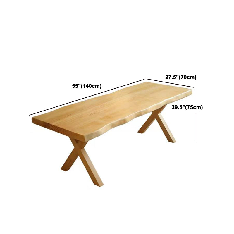 Modern 1/4/5 Pieces Dining Set Rectangle Pine Wood Dining Table for Dining Room Kitchen Clearhalo 'Dining Room Sets' 'Dining Tables & Seating' 'dining_room_set' 'furn' 'furn_dining_room_set' 'Furniture' 'Kitchen & Dining Furniture' 5846556