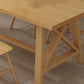 Moderno 1/3/4/5 pezzi set da pranzo tavolo da pranzo in legno di pino rettangolo per sala da pranzo