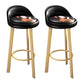 Contemporary Wood Stool Fabric Cushion in Matte Finish for Home