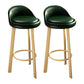 Contemporary Wood Stool Fabric Cushion in Matte Finish for Home