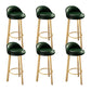 Contemporary Wood Stool Fabric Cushion in Matte Finish for Home