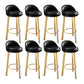 Contemporary Wood Stool Fabric Cushion in Matte Finish for Home