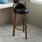Contemporary Wood Stool Fabric Cushion in Matte Finish for Home