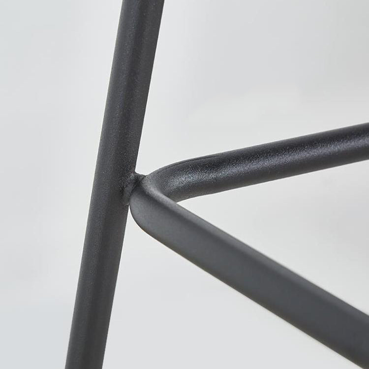 Scandinavian Faux Leather Upholstered Counter Stool with 4 Legs in Matte Finish for Home Clearhalo 'Bar Furniture' 'Bar Stools' 'bar_stools' 'furn' 'furn_bar_stools' 'Furniture' 'Kitchen & Dining Furniture' 5847165