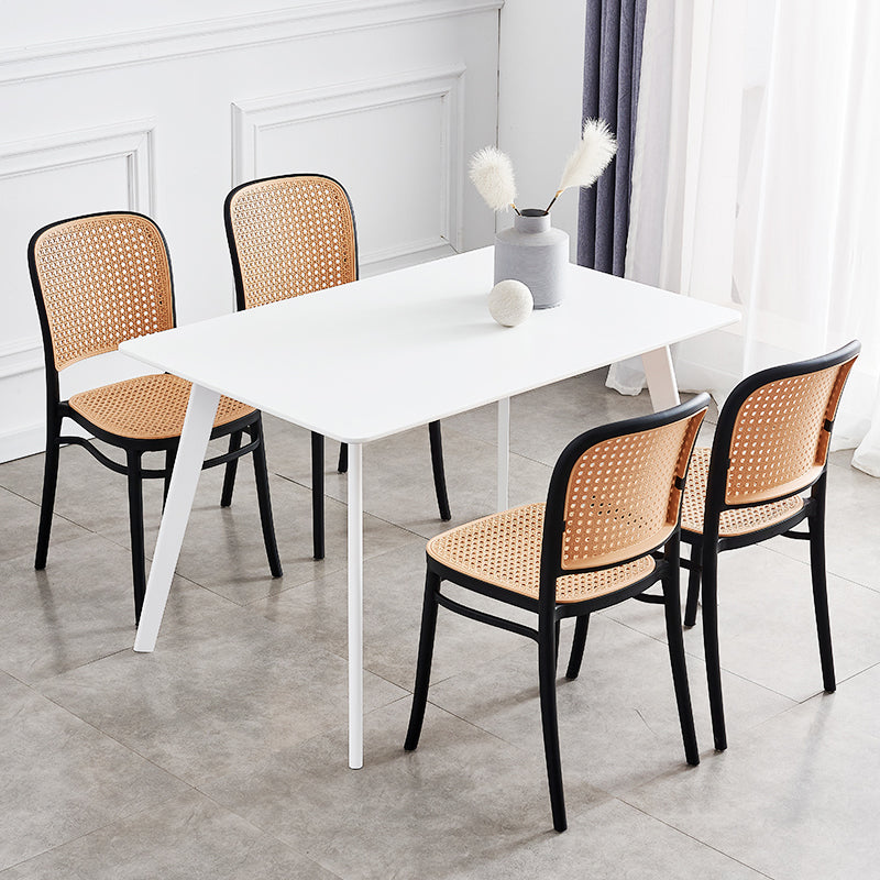 Mobili in plastica in plastica per bancone in plastica scandinava in finitura opaca per interno