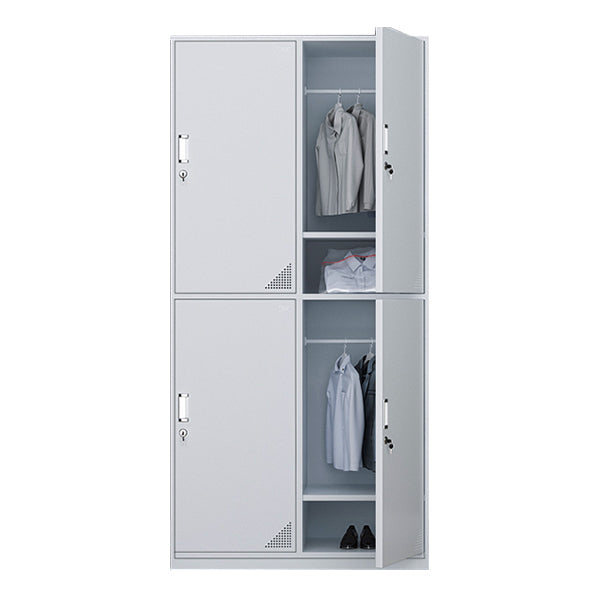 Steel Storage Cabinet with Hinged Door Contemporary Indoor Cabinet