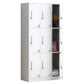 Steel Storage Cabinet with Hinged Door Contemporary Indoor Cabinet