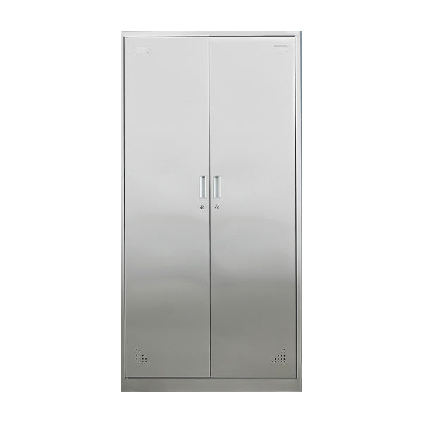 Metal Industrial Cabinet for Bathroom Steel Storage Cabinet with Hinged Door Clearhalo 'Armoires & Wardrobes' 'armoires_wardrobes' 'Bedroom Furniture' 'furn' 'furn_armoires_wardrobes' 'Furniture' 5847731