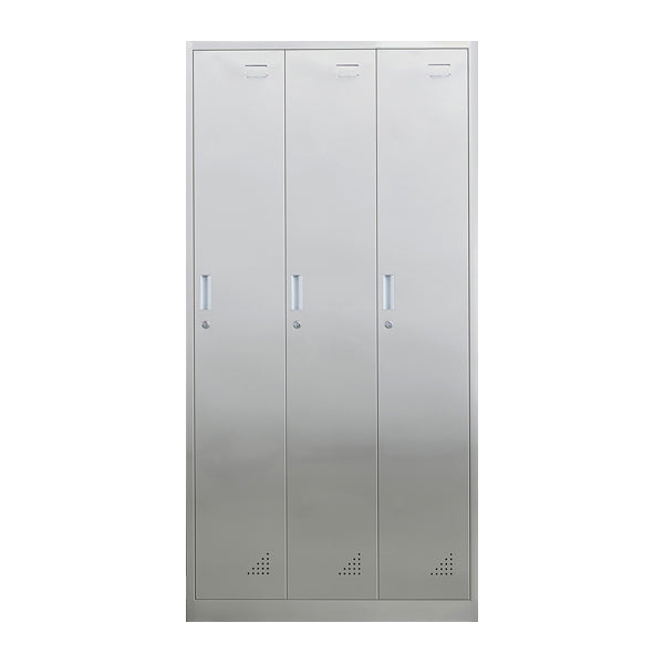 Metal Industrial Cabinet for Bathroom Steel Storage Cabinet with Hinged Door Clearhalo 'Armoires & Wardrobes' 'armoires_wardrobes' 'Bedroom Furniture' 'furn' 'furn_armoires_wardrobes' 'Furniture' 5847733