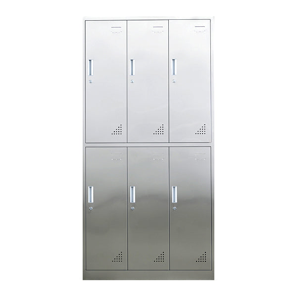 Metal Industrial Cabinet for Bathroom Steel Storage Cabinet with Hinged Door Clearhalo 'Armoires & Wardrobes' 'armoires_wardrobes' 'Bedroom Furniture' 'furn' 'furn_armoires_wardrobes' 'Furniture' 5847735