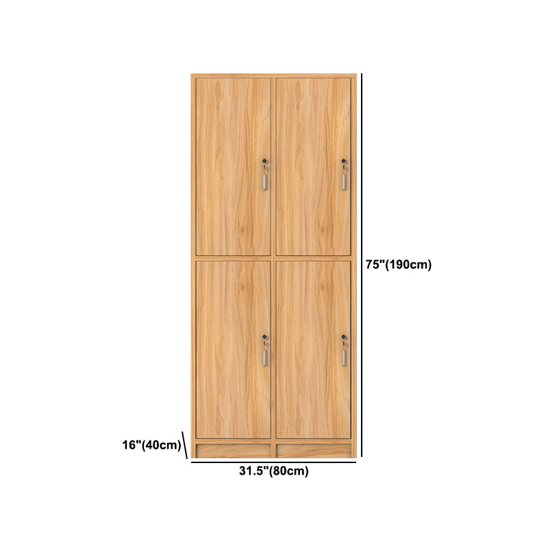 Light Wood Finish Contemporary Storage Cabinet Engineered Wood Indoor Cabinet Clearhalo 'Armoires & Wardrobes' 'armoires_wardrobes' 'Bedroom Furniture' 'furn' 'furn_armoires_wardrobes' 'Furniture' 5847770
