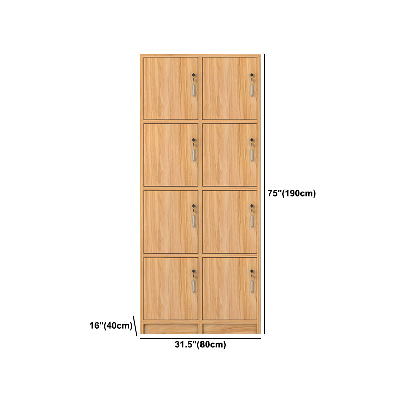 Light Wood Finish Contemporary Storage Cabinet Engineered Wood Indoor Cabinet Clearhalo 'Armoires & Wardrobes' 'armoires_wardrobes' 'Bedroom Furniture' 'furn' 'furn_armoires_wardrobes' 'Furniture' 5847772