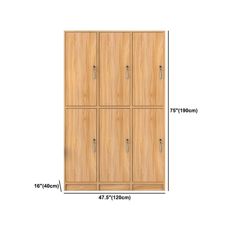 Light Wood Finish Contemporary Storage Cabinet Engineered Wood Indoor Cabinet Clearhalo 'Armoires & Wardrobes' 'armoires_wardrobes' 'Bedroom Furniture' 'furn' 'furn_armoires_wardrobes' 'Furniture' 5847773