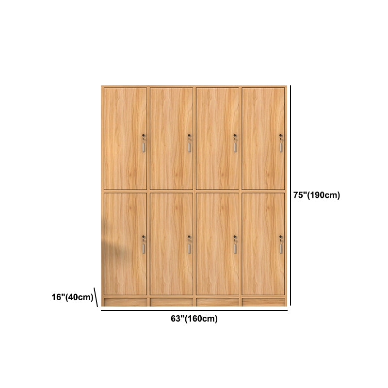 Light Wood Finish Contemporary Storage Cabinet Engineered Wood Indoor Cabinet Clearhalo 'Armoires & Wardrobes' 'armoires_wardrobes' 'Bedroom Furniture' 'furn' 'furn_armoires_wardrobes' 'Furniture' 5847775