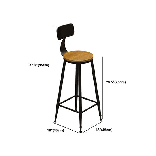 Industrial Style Bar Table Set 1/2/6/11 Pieces Rectangle Bar Table with High Stools Clearhalo 'Bar Furniture' 'furn' 'furn_home_bar_bar_sets' 'Furniture' 'Home Bars & Bar Sets' 'home_bar_bar_sets' 'Kitchen & Dining Furniture' 5847950