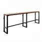 Set tavolo da bar in stile moderno Tavolo da bar rettangolare da 1/2/5 pezzi con sgabelli alti