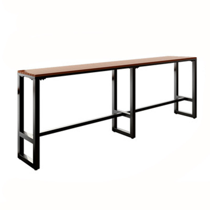 Set tavolo da bar in stile moderno Tavolo da bar rettangolare da 1/2/5 pezzi con sgabelli alti