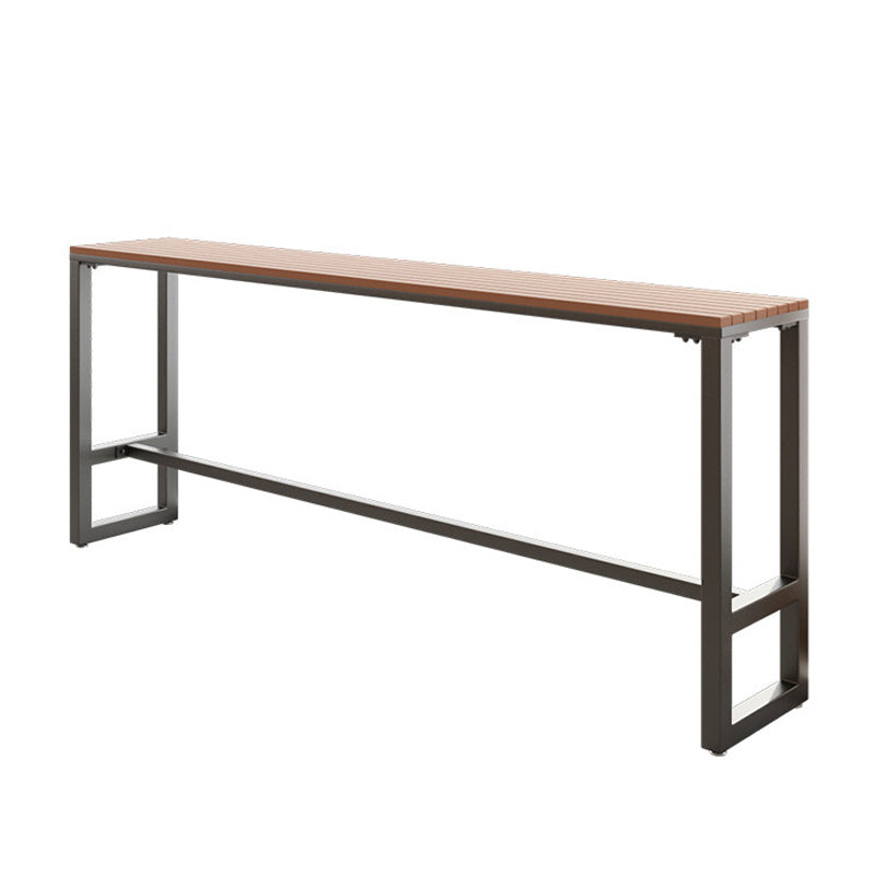 Set tavolo da bar in stile moderno Tavolo da bar rettangolare da 1/2/5 pezzi con sgabelli alti