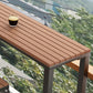 Set tavolo da bar in stile moderno Tavolo da bar rettangolare da 1/2/5 pezzi con sgabelli alti