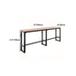Set tavolo da bar in stile moderno Tavolo da bar rettangolare da 1/2/5 pezzi con sgabelli alti