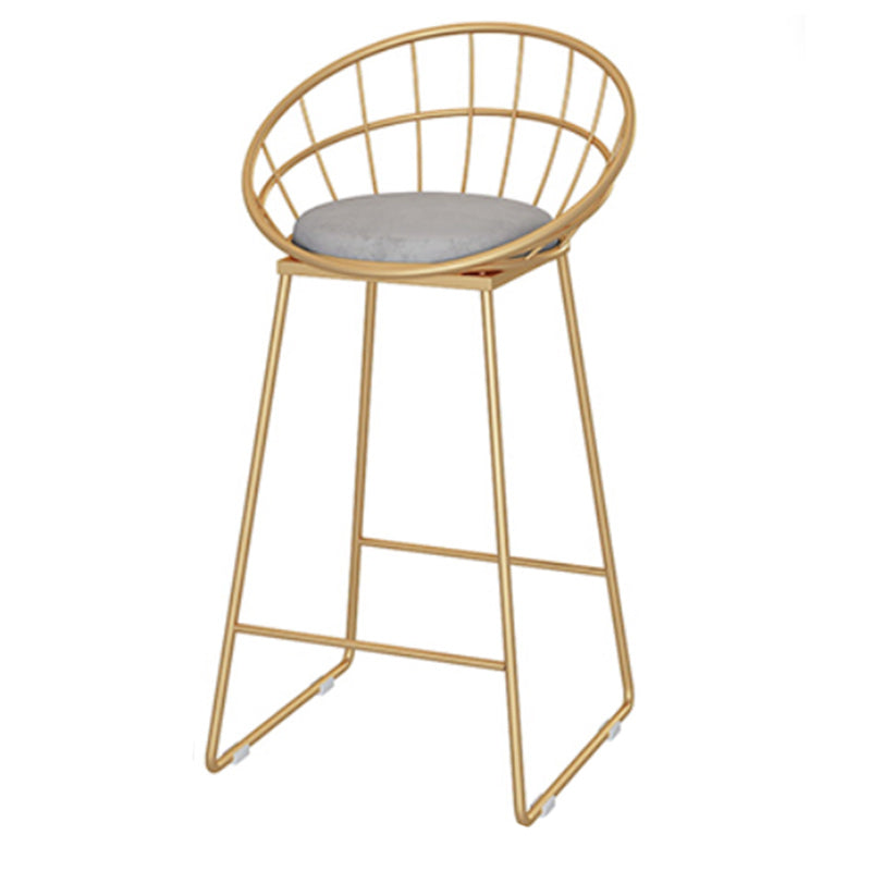 Glam 1/3 Pieces Bar Table Set Stone Counter Table with High Stools for Cafe Grey 30"H Stool (Single) Clearhalo 'Bar Furniture' 'furn' 'furn_home_bar_bar_sets' 'Furniture' 'Home Bars & Bar Sets' 'home_bar_bar_sets' 'Kitchen & Dining Furniture' 5847974
