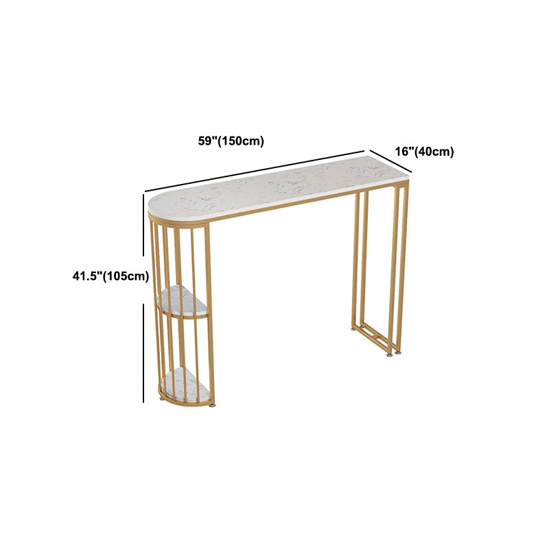 Glam 1/3 Pieces Bar Table Set Stone Counter Table with High Stools for Cafe Clearhalo 'Bar Furniture' 'furn' 'furn_home_bar_bar_sets' 'Furniture' 'Home Bars & Bar Sets' 'home_bar_bar_sets' 'Kitchen & Dining Furniture' 5847987