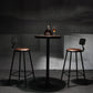 Industrial 1/2/3/4/5 Pieces Solid Wood Bar Table Set Fixed Counter Set for Home Use 3 Pieces: Brown Table, 2 Stools Clearhalo 'Bar Furniture' 'furn' 'furn_home_bar_bar_sets' 'Furniture' 'Home Bars & Bar Sets' 'home_bar_bar_sets' 'Kitchen & Dining Furniture' 5847997