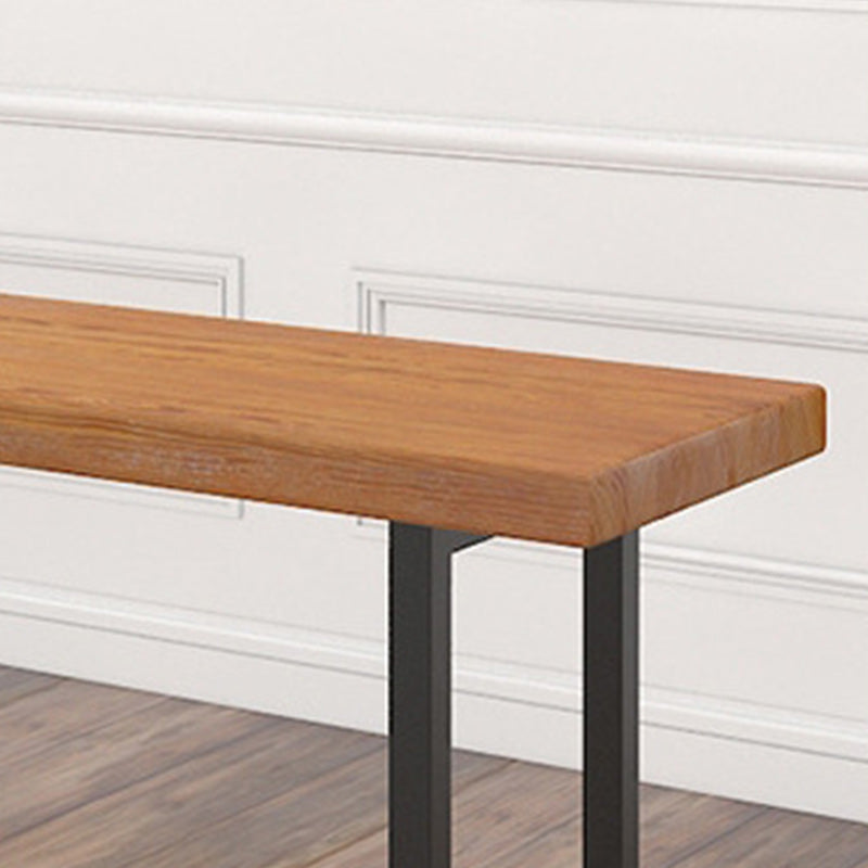 Industrial Style 1/2/7 Pieces Bar Table Set Rectangle Bar Table with High Stools Clearhalo 'Bar Furniture' 'furn' 'furn_home_bar_bar_sets' 'Furniture' 'Home Bars & Bar Sets' 'home_bar_bar_sets' 'Kitchen & Dining Furniture' 5848016
