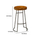 Modern Solid Wood Counter Set 1/2/4 Pieces Rectangle Bar Table Set in Natural Clearhalo 'Bar Furniture' 'furn' 'furn_home_bar_bar_sets' 'Furniture' 'Home Bars & Bar Sets' 'home_bar_bar_sets' 'Kitchen & Dining Furniture' 5848059