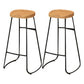 Ensemble de comptoir rectangulaire moderne d'intérieur, ensemble de Table et tabouret en bois massif 1/2/3 pièces