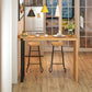 Ensemble de comptoir rectangulaire moderne d'intérieur, ensemble de Table et tabouret en bois massif 1/2/3 pièces