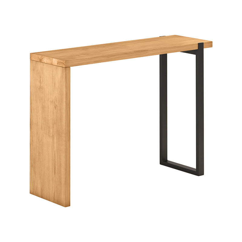 Ensemble de comptoir rectangulaire moderne d'intérieur, ensemble de Table et tabouret en bois massif 1/2/3 pièces