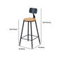Ensemble de comptoir rectangulaire moderne d'intérieur, ensemble de Table et tabouret en bois massif 1/2/3 pièces