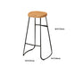 Ensemble de comptoir rectangulaire moderne d'intérieur, ensemble de Table et tabouret en bois massif 1/2/3 pièces