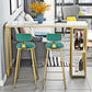 Set tavolo da bar in finto marmo stile glam 1/2/3 pezzi Set bancone da tavolo fisso