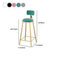 Set tavolo da bar in finto marmo stile glam 1/2/3 pezzi Set bancone da tavolo fisso