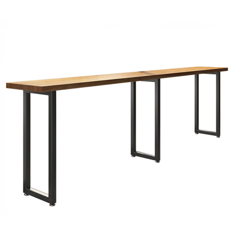 Ensemble de Table de Bar moderne, 1/7 pièces, Table de comptoir rectangulaire en bois de pin pour dépanneur