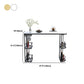 Glam Style 1/2/3 Pieces Bar Table Set Rectangle Stone Bar Table with Metal High Stools Clearhalo 'Bar Furniture' 'furn' 'furn_home_bar_bar_sets' 'Furniture' 'Home Bars & Bar Sets' 'home_bar_bar_sets' 'Kitchen & Dining Furniture' 5848200