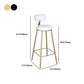 Glam Style 1/2/3 Pieces Bar Table Set Rectangle Stone Bar Table with Metal High Stools Clearhalo 'Bar Furniture' 'furn' 'furn_home_bar_bar_sets' 'Furniture' 'Home Bars & Bar Sets' 'home_bar_bar_sets' 'Kitchen & Dining Furniture' 5848204