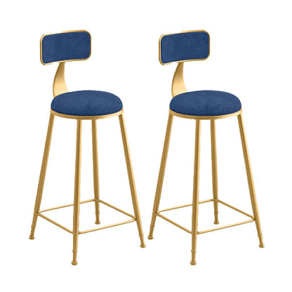 Glam Style 1/2/5 Pieces Faux Marble Bar Table Set Fixed Table Counter Set for Home Use Blue 30"H Stools (Set of 2) Clearhalo 'Bar Furniture' 'furn' 'furn_home_bar_bar_sets' 'Furniture' 'Home Bars & Bar Sets' 'home_bar_bar_sets' 'Kitchen & Dining Furniture' 5848230