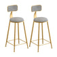 Glam Style 1/2/5 Pieces Faux Marble Bar Table Set Fixed Table Counter Set for Home Use Grey 30"H Stools (Set of 2) Clearhalo 'Bar Furniture' 'furn' 'furn_home_bar_bar_sets' 'Furniture' 'Home Bars & Bar Sets' 'home_bar_bar_sets' 'Kitchen & Dining Furniture' 5848231