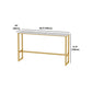 Glam Style 1/2/5 Pieces Faux Marble Bar Table Set Fixed Table Counter Set for Home Use Clearhalo 'Bar Furniture' 'furn' 'furn_home_bar_bar_sets' 'Furniture' 'Home Bars & Bar Sets' 'home_bar_bar_sets' 'Kitchen & Dining Furniture' 5848248