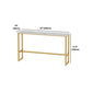 Glam Style 1/2/5 Pieces Faux Marble Bar Table Set Fixed Table Counter Set for Home Use Clearhalo 'Bar Furniture' 'furn' 'furn_home_bar_bar_sets' 'Furniture' 'Home Bars & Bar Sets' 'home_bar_bar_sets' 'Kitchen & Dining Furniture' 5848260
