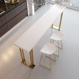 Tavolo da bar di base/tavolo da dinette in oro glam