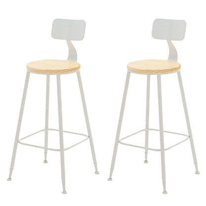 Modern Bar Set 1/2/5 Pieces Rectangle Trestle Wood and Metal Table and Stool Set
