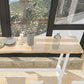 Modern Bar Set 1/2/5 Pieces Rectangle Trestle Wood and Metal Table and Stool Set