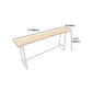 Modern Bar Set 1/2/5 Pieces Rectangle Trestle Wood and Metal Table and Stool Set