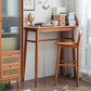 Ensemble de Table de Pub en bois moderne 1/2 pièces, Table de comptoir fixe pour salle à manger