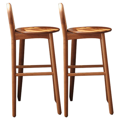 Ensemble de Table de Pub en bois moderne 1/2 pièces, Table de comptoir fixe pour salle à manger